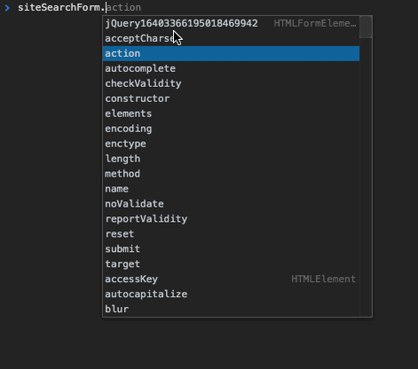 Chrome DevTools Console screenshot